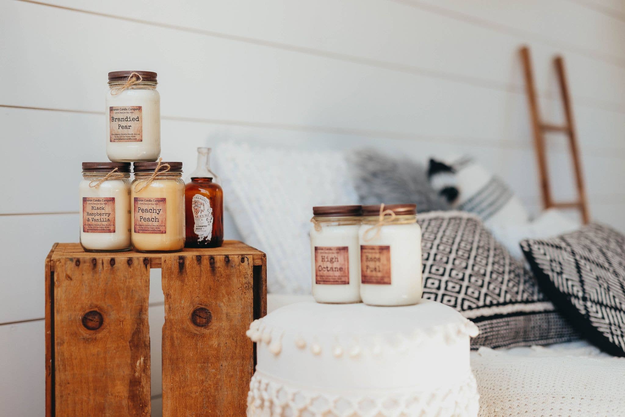 16 oz mason jar single wick candle&nbsp;