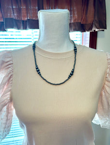22" Multi Faux Navajo Pearl Necklace