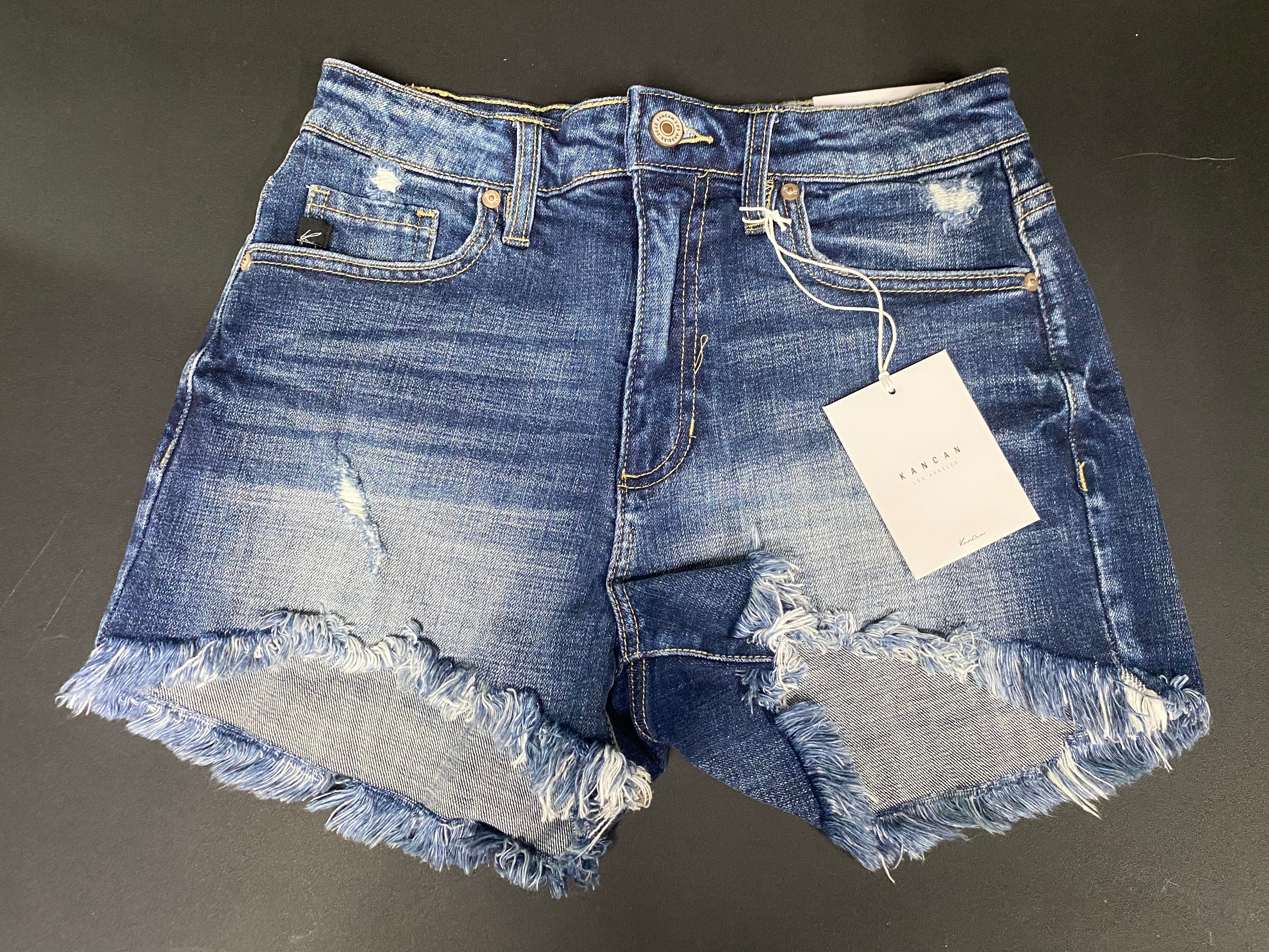 Kan Can High Rise Dark Mom Short